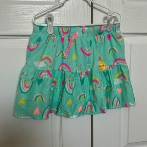 Girls Green Skort
